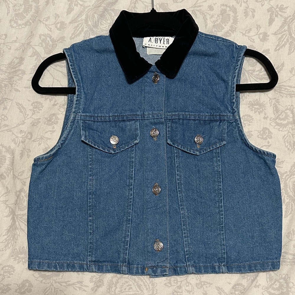 A. Byer Denim Vest
